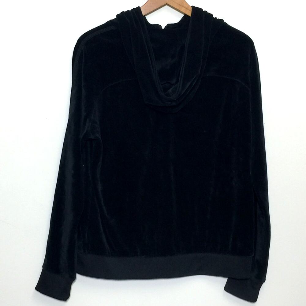 Juicy Couture Velour Rhinestone J Zip Tracksuit Hoodie XL - Picture 2 of 8